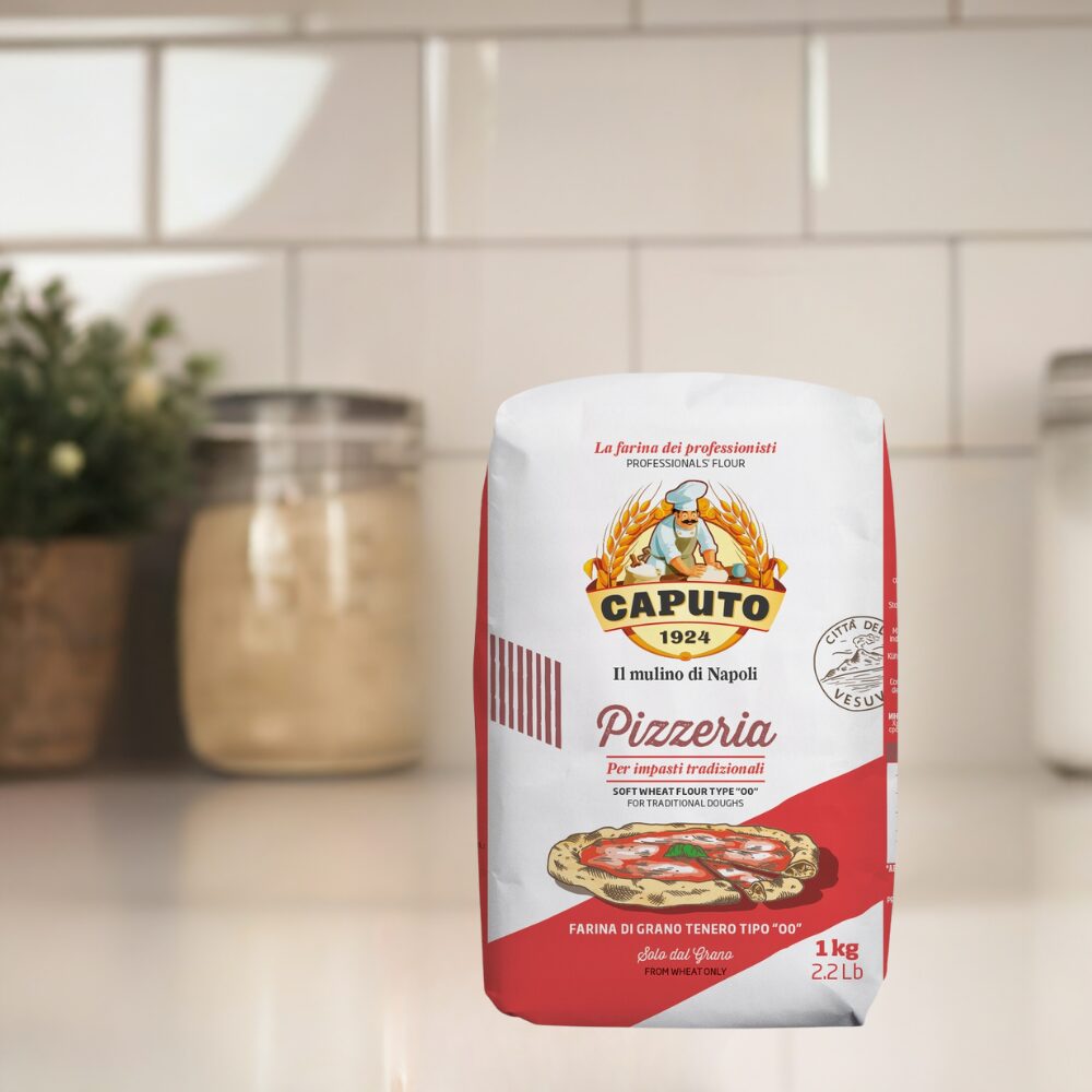 Włoska Mąka pszenna typu 00 Pizzeria, do pizzy 1kg Caputo