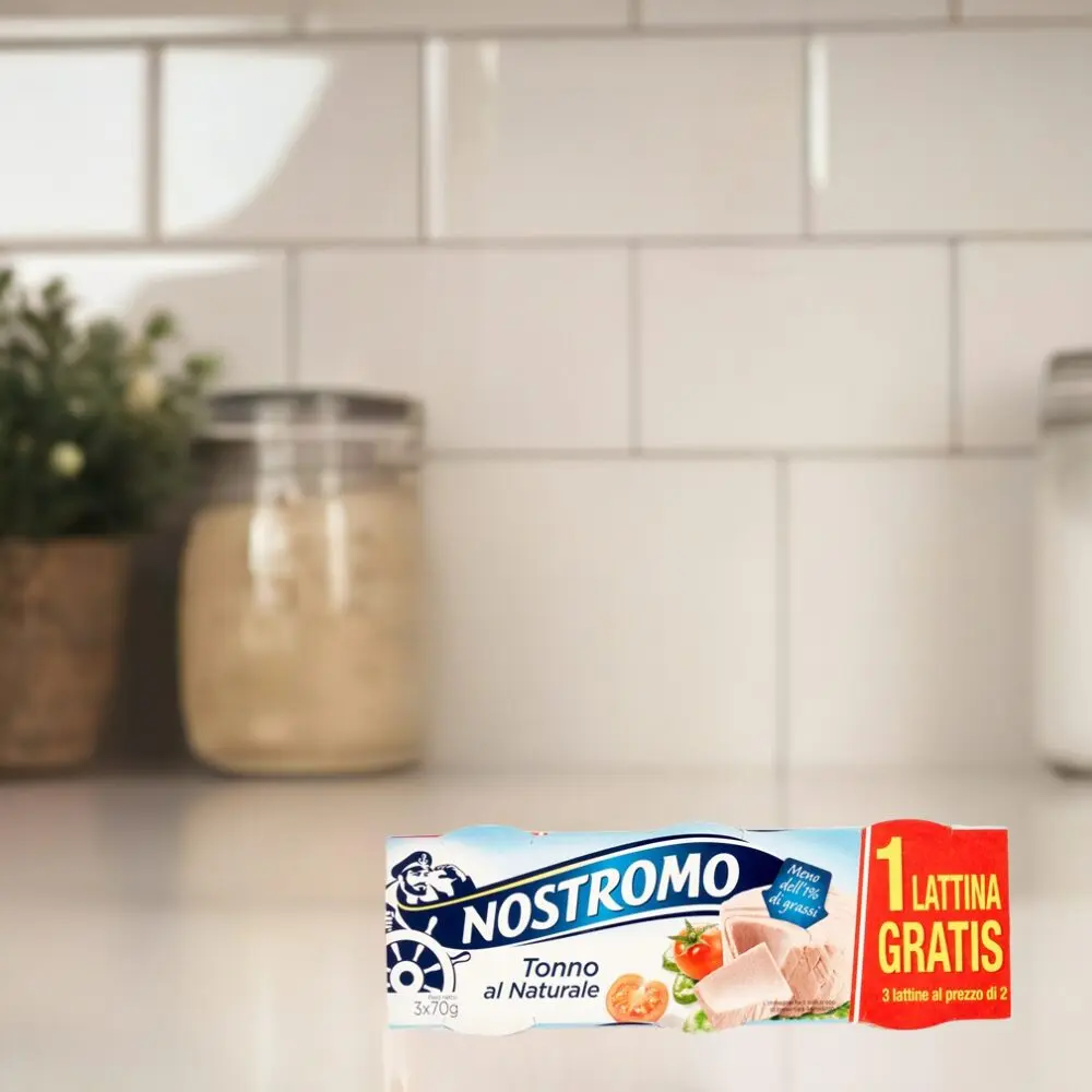 Tonno Nostromo al Naturale 3x70g – 1 GRATIS Tuńczyk w naturalnej zalewie