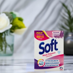 Soft Włoski Proszek do prania Lawendowy uniwersalny 105 prań 5,775 KG