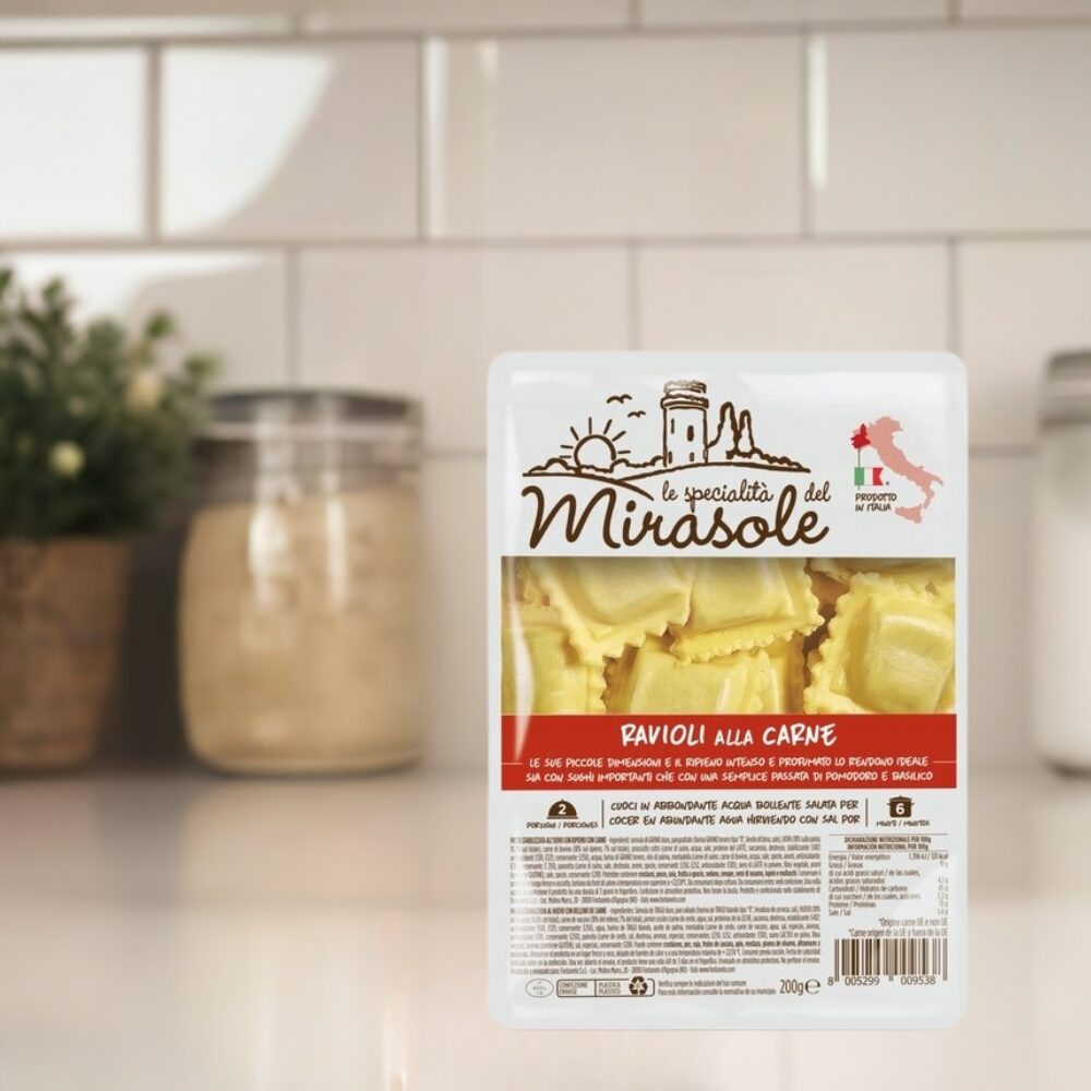 Mirasole Ravioli alla CARNE włoskie ravioli z mięsem 200 g