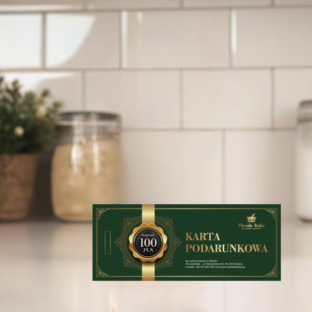 KARTA PODARUNKOWA PICCOLA ITALIA – 500 ZŁ brutto