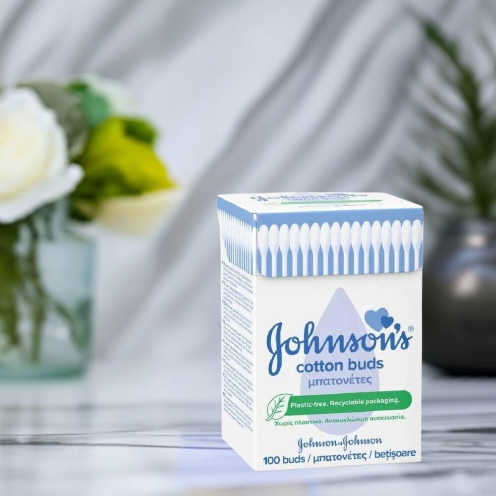 Patyczki higieniczne Johnson's 100 szt 100% bawełny