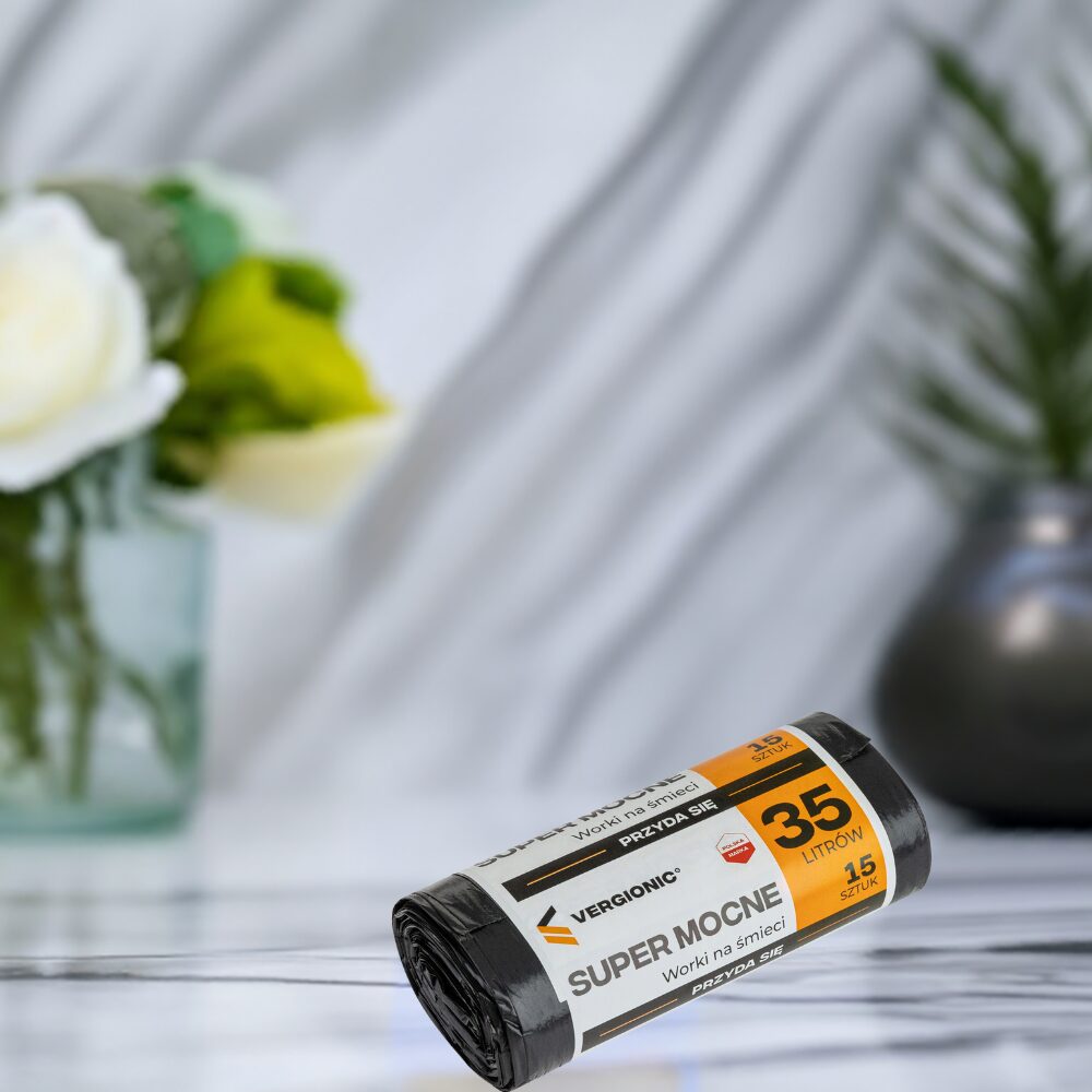worki na śmieci 35L mocne