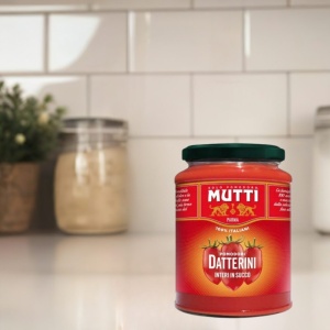 Mutti Pomidory Datterini Interni 350g - Włoski pomidory dojrzałe marynowane
