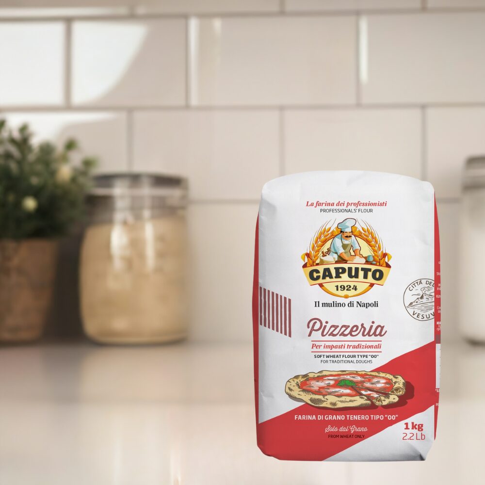 Zestaw 10 Sztuk Włoska Mąka pszenna typu 00 Pizzeria, do pizzy 1kg Caputo
