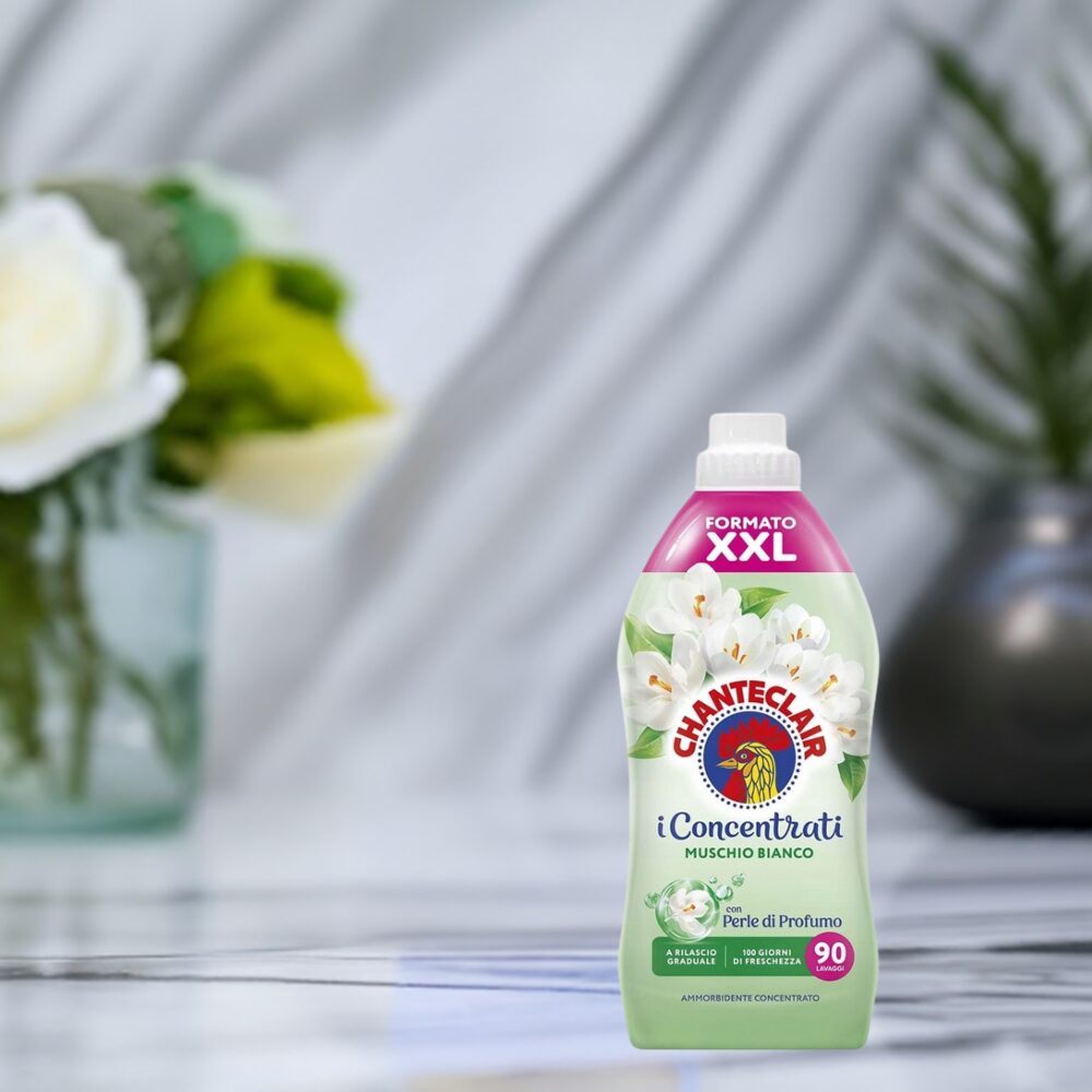 Chante Clair Włoski koncentrat do płukania XXL Białe Piżmo 1,8L 90 Prań