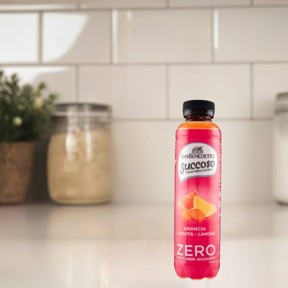 Zestaw 12 Sztuk San Benedetto Succoso Pomarańcza Cytryn Włoski sok owocowy