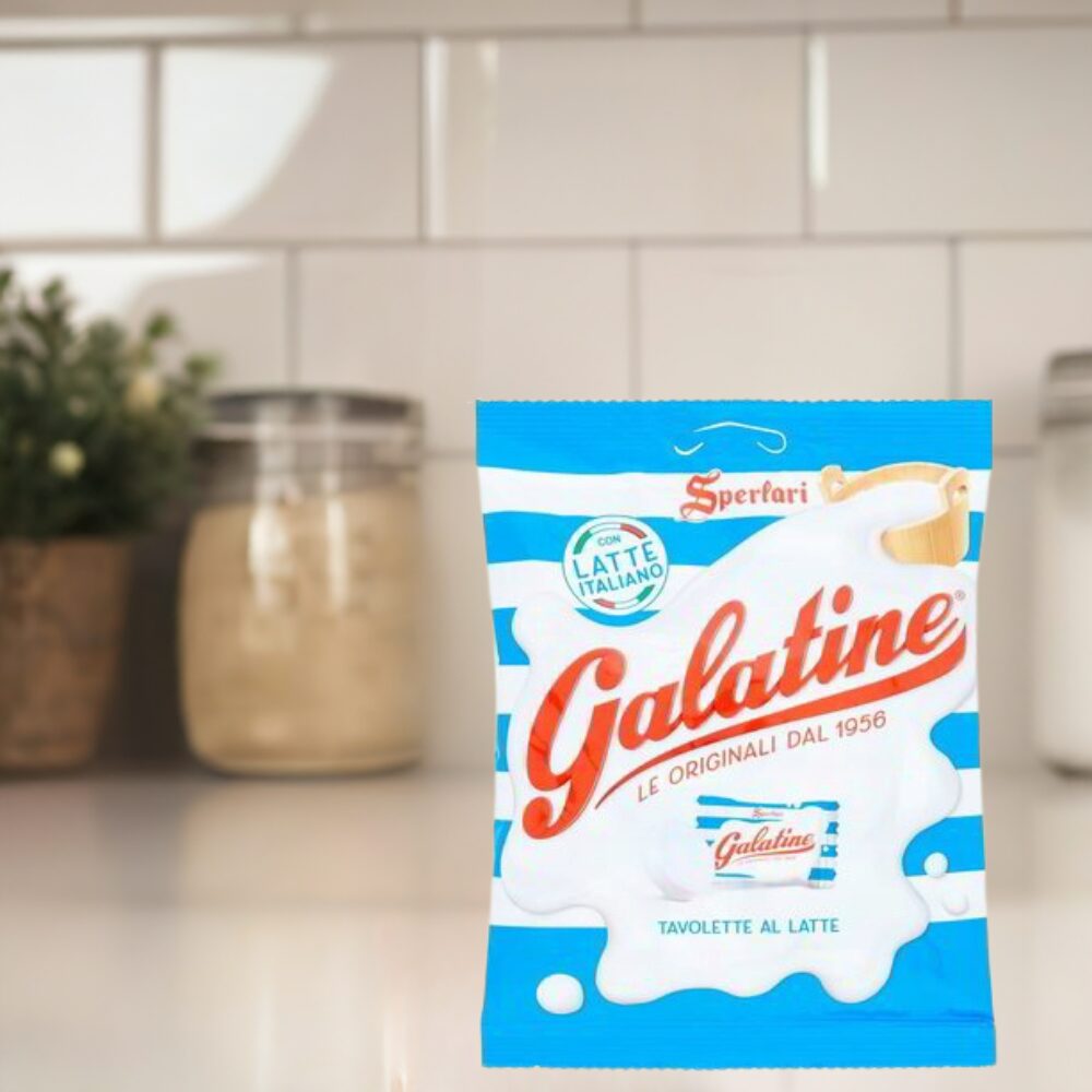 Cukierki mleczne galatine sperlari 125 g włoskie z mleka w proszku