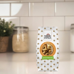 Włoskie Precelki Taralli Tarallini Semi di Finocchio Kminek TESORI 200g