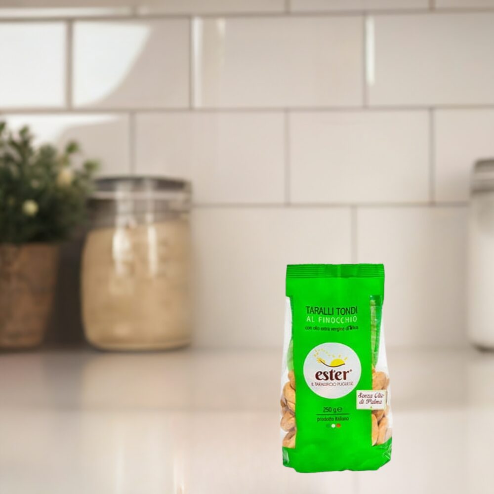 Włoskie Taralli finocchio kminek ESTER 250 g