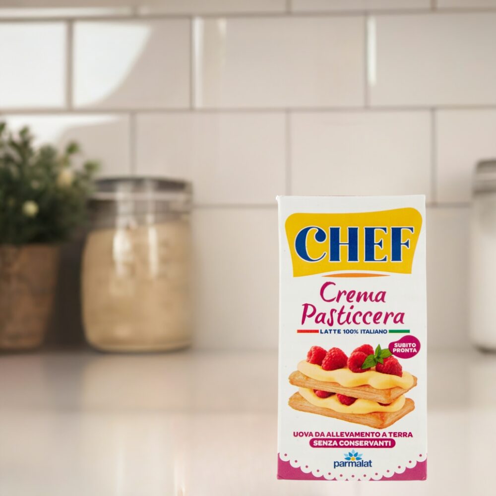 CHEF Crema Pasticcera – Włoski krem cukierniczy gotowy do użycia 530G