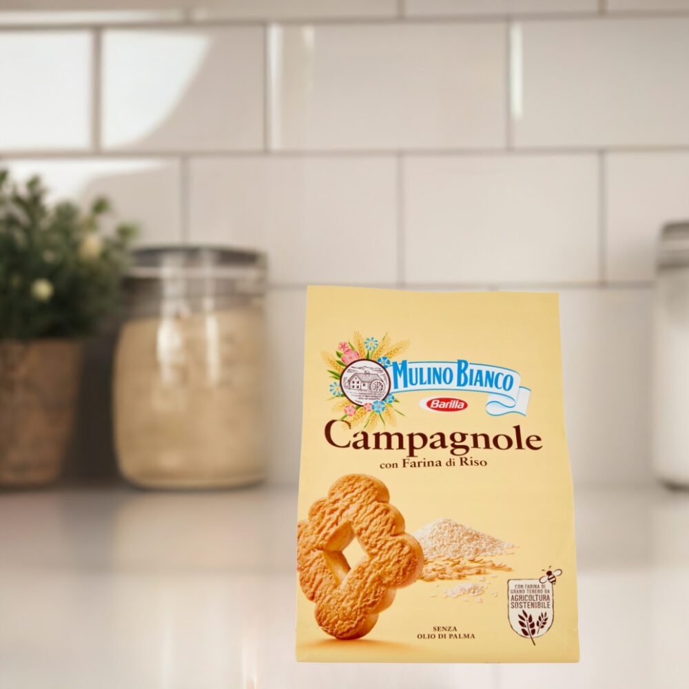 Campagnole z mąką ryżową Włoski Ciastka kruche Mulino Bianco 700 g