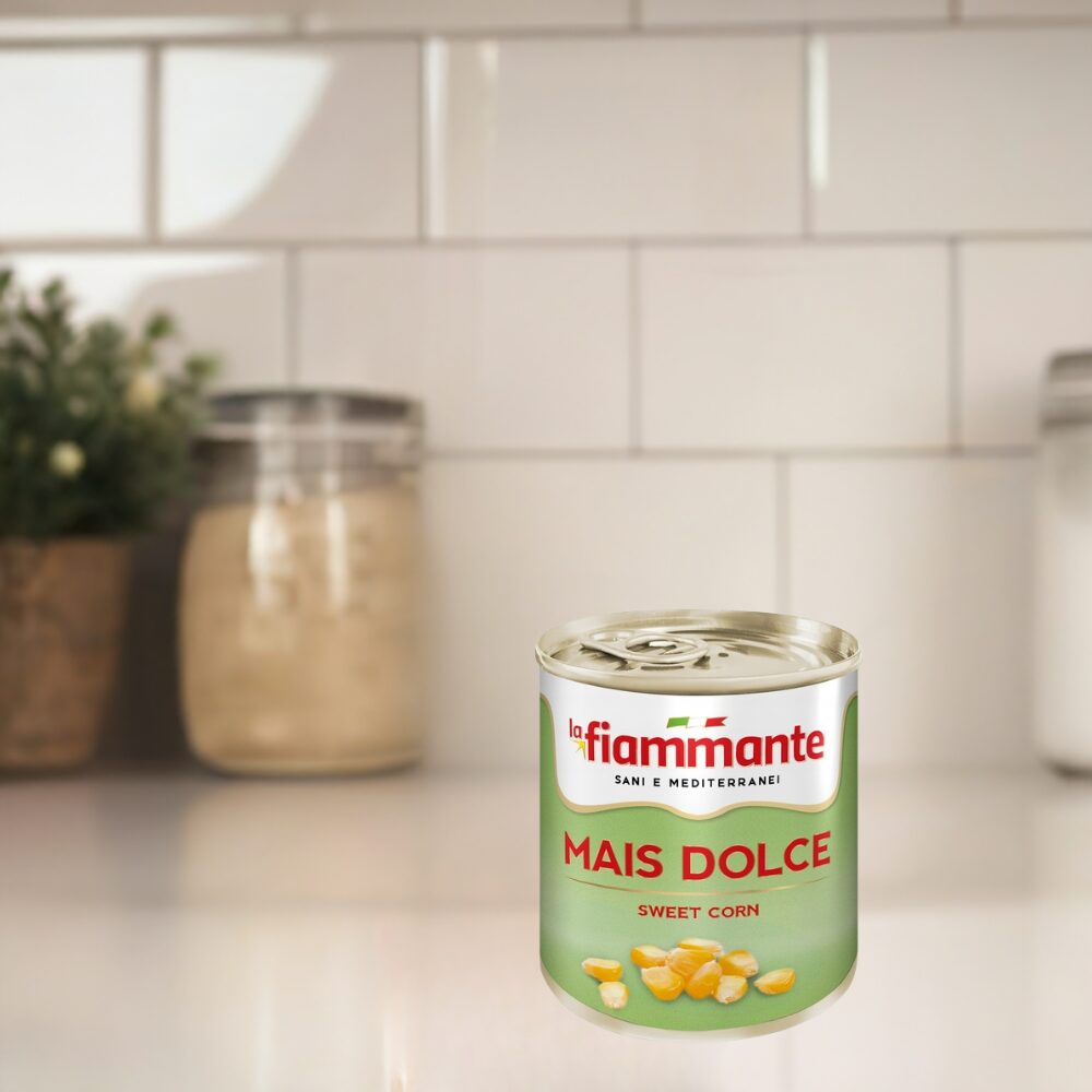 Włoska KUKURYDZA KONSERWOWA LA FIAMMANTE – 140g