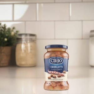 Cirio Włoskie Fasolki Borlotti w Szklanym Słoiku 370g