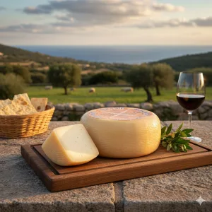 Pecorino Sardo Brigante włoskie sera owczego z Sardynii całe 1,660 kg
