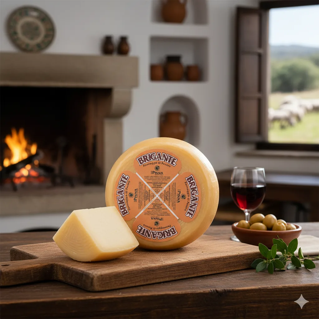 Pecorino Sardo Brigante włoskie sera owczego z Sardynii całe 1,660 kg - obrazek 2
