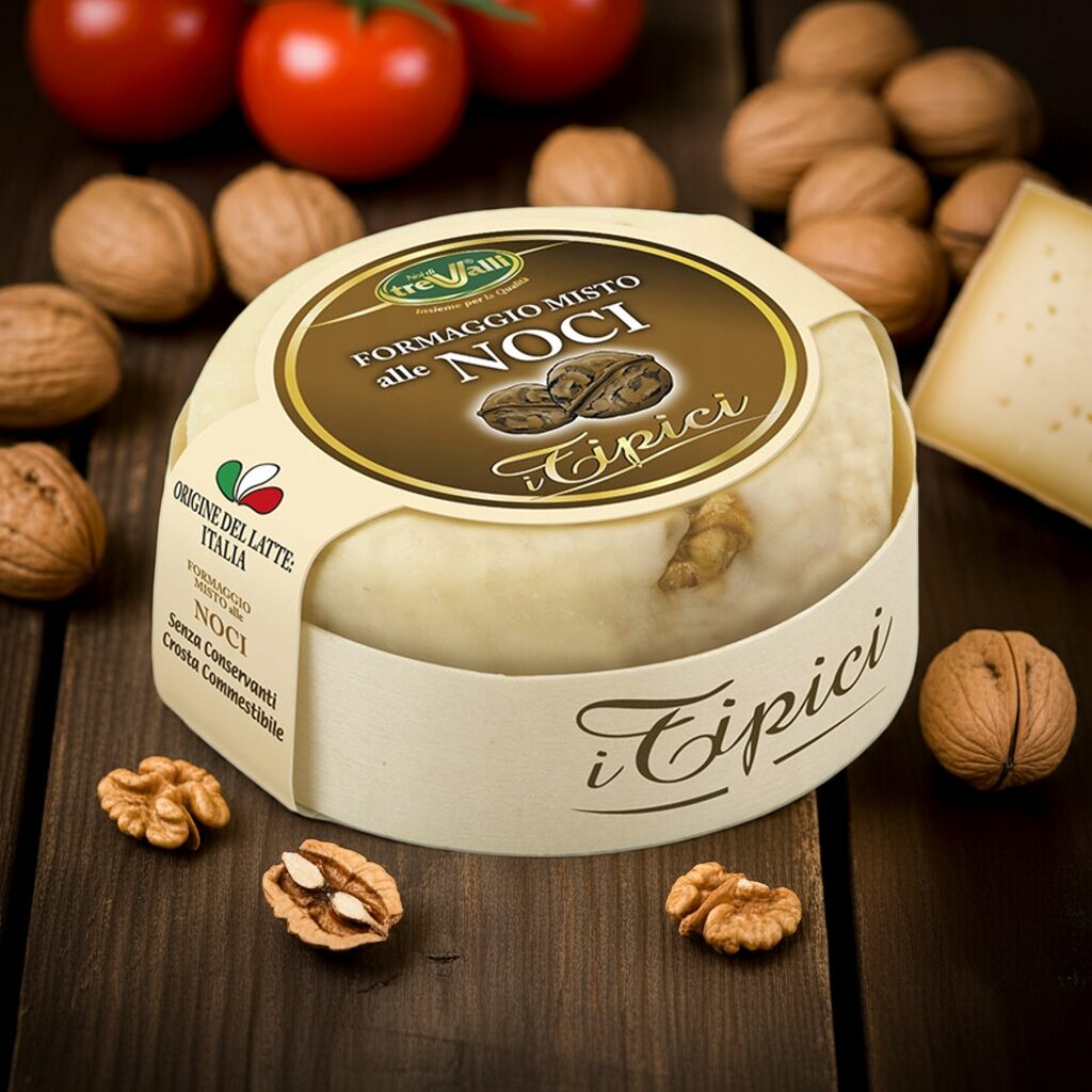 Trevalli Formaggio alle Noci 180g – Włoski ser premium z orzechami włoskimi