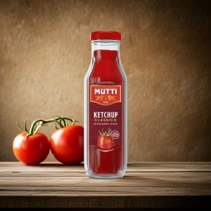 Mutti Ketchup Classico 300 g 100% z włoskich pomidorów, w szklanej butelce