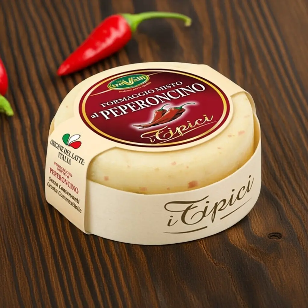 Formaggio al Peperoncino 180g – włoski ser premium z papryczką chili