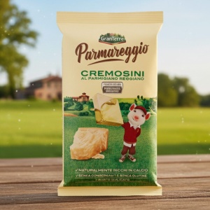 Parmareggio Cremosini – 6 kremowych serków z Parmigiano Reggiano Bez konserwantów i bez glutenu 375 g