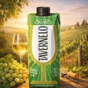 Tavernello Bianco d’Italia 1L – Włoskie Wino Białe Wytrawne Świeże i Lekkie