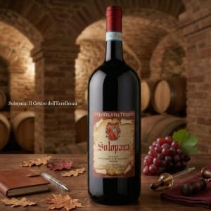 Vinicola del Titerno Solopaca Rosso DOC – Serce Kampanii w formacie Magnum 150 CL Włoskie Wytrawne Wina Czerwone