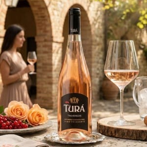 Turà Rosato Trevenezie IGT 75 CL Włoskie Różowe Wino Musujące