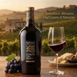 Corte dei Rovi Montepulciano d'Abruzzo DOC 75 cl – Wytrawne Wino Czerwone 12,5%