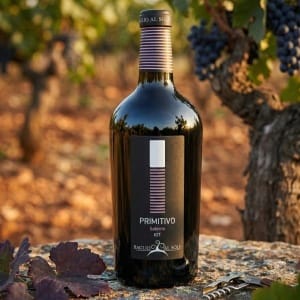 Baglio al Sole Primitivo Salento IGT - Włoskie Czerwone Wino wytrawne z Apulii 75 cl 14%