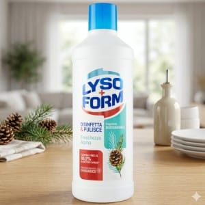Lysoform Protezione Completa Freschezza Alpina 1.1L – Oryginalny Włoski Płyn do Mycia i Dezynfekcji Powierzchni