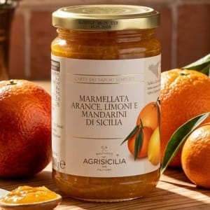AGRISICILIA Sycylijska Konfitura Cytrusowa 360g Pomarańcze Cytryny Mandarynki z Włoch
