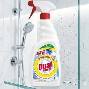 Oryginalny włoski Dual Power Curadoccia 500ml – Spray do Kabin Prysznicowych z Włoch
