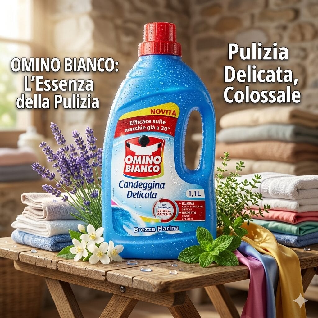 Omino Bianco Candeggina Delicata Brezza Marina Płyn do Plam 1100ml