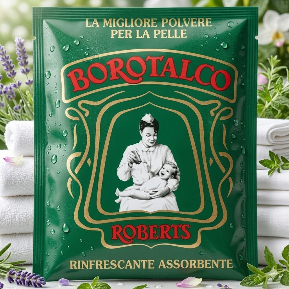 Włoski Talk do Ciała Borotalco Roberts Uzupełnienie 100g